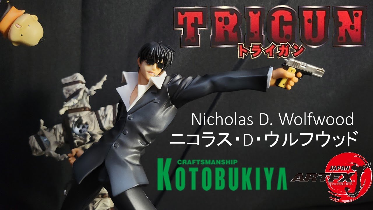 Nicholas D. Wolfwood [TRIGUN] / Unboxing | 1/8 scale PVC Renewal Package Ver. Kotobukiya ArtfxJ