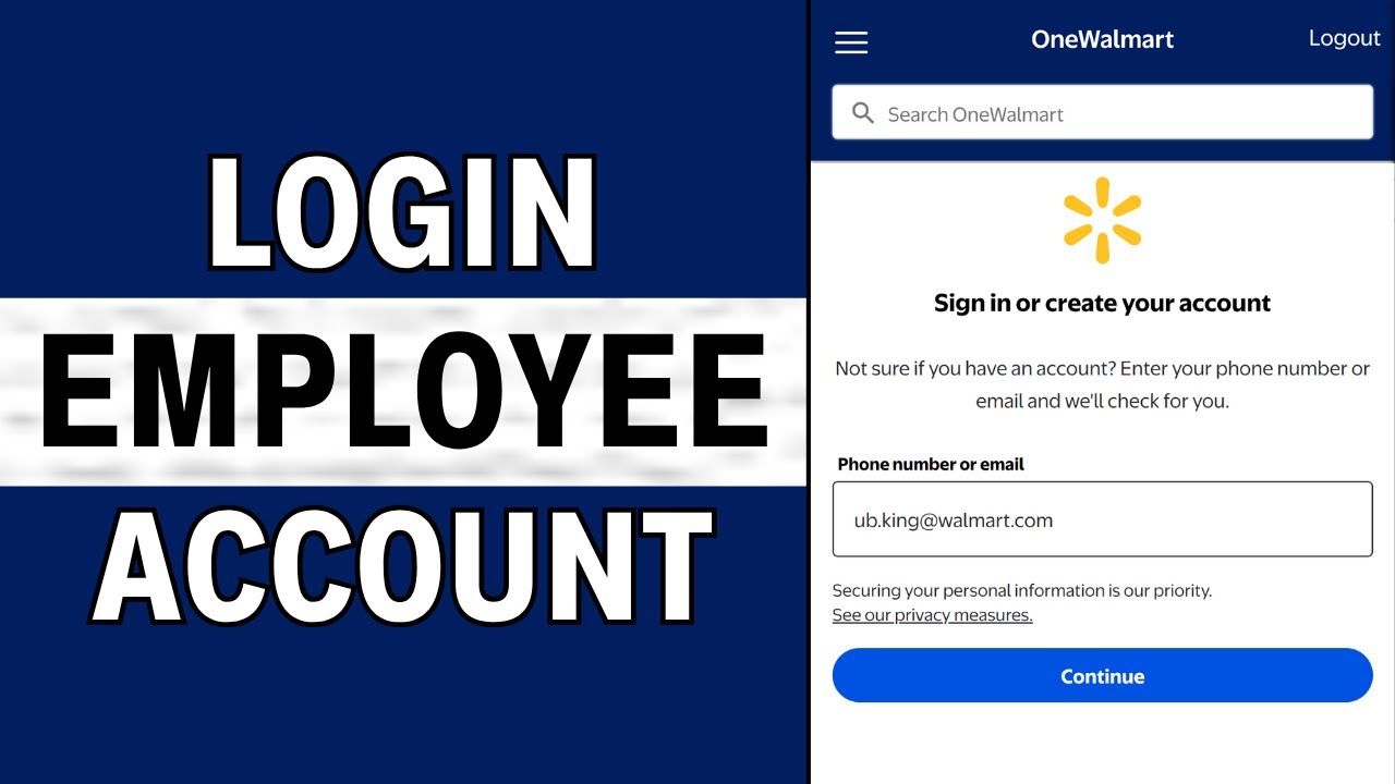 Walmart Employee Login | Walmart Employee Account Sign In Tutorial (2025)