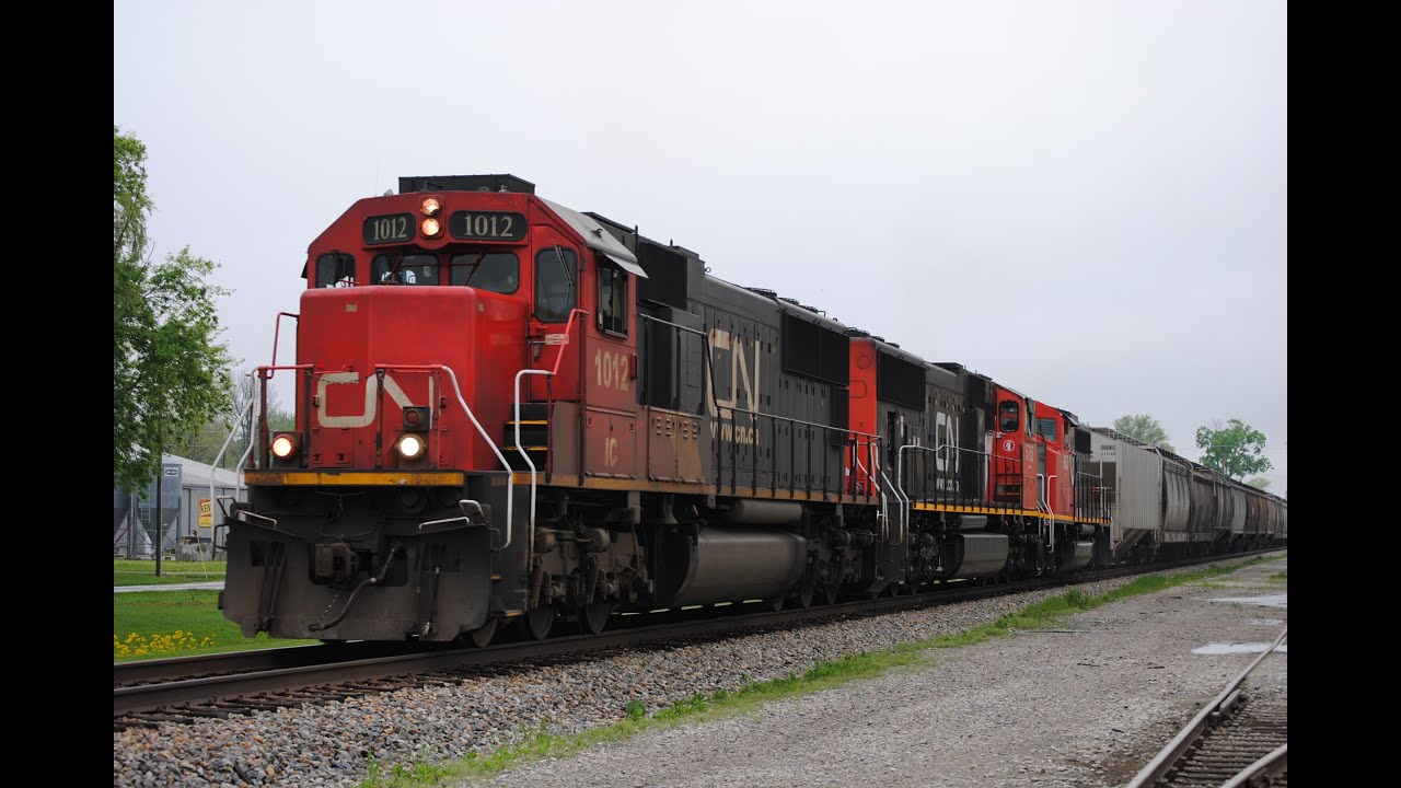 April 2016 Trains w/ IC, CN, BNSF, KCS, HLCX, NS, UP, CSXT, EJ&E, CREX, & BCOL