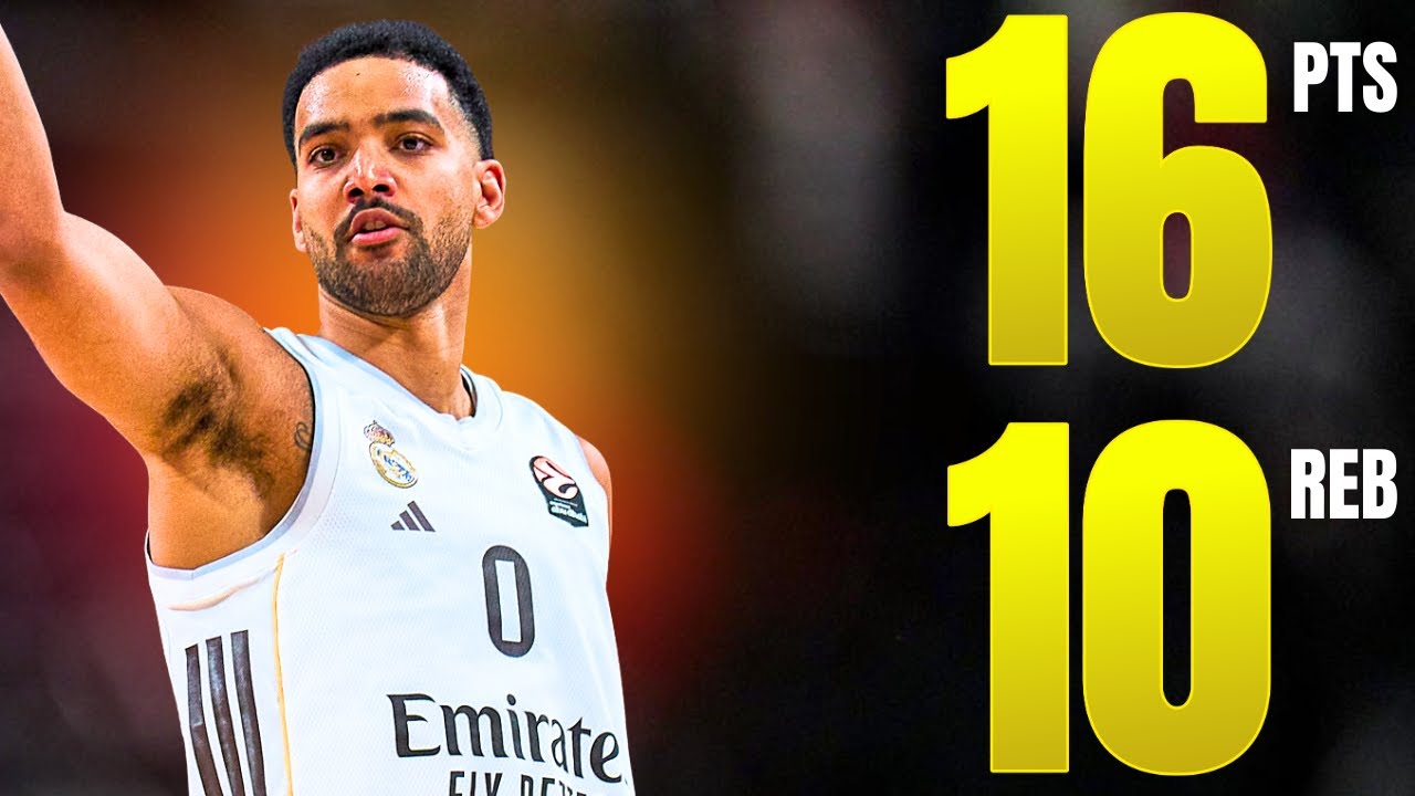 Trey Lyles, el mejor del Real Madrid ante el Maccabi Tel Aviv