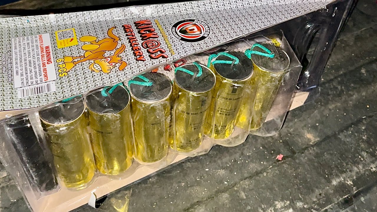 KICKA$$ CANISTER SHELLS - Dominator Fireworks