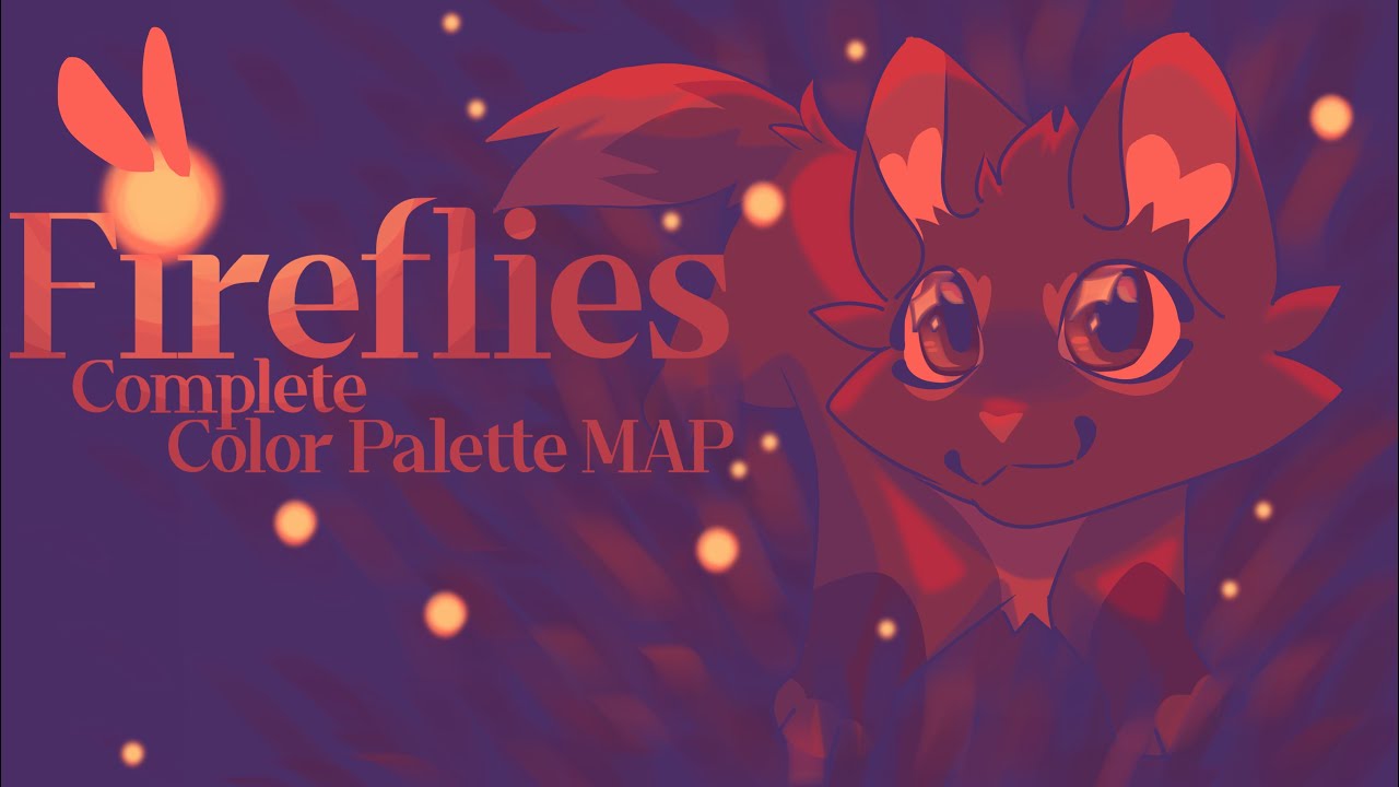 Fireflies Complete Color Palette MAP