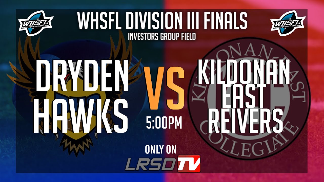 November 9, WHSFL Division lll Finals @ IG Field