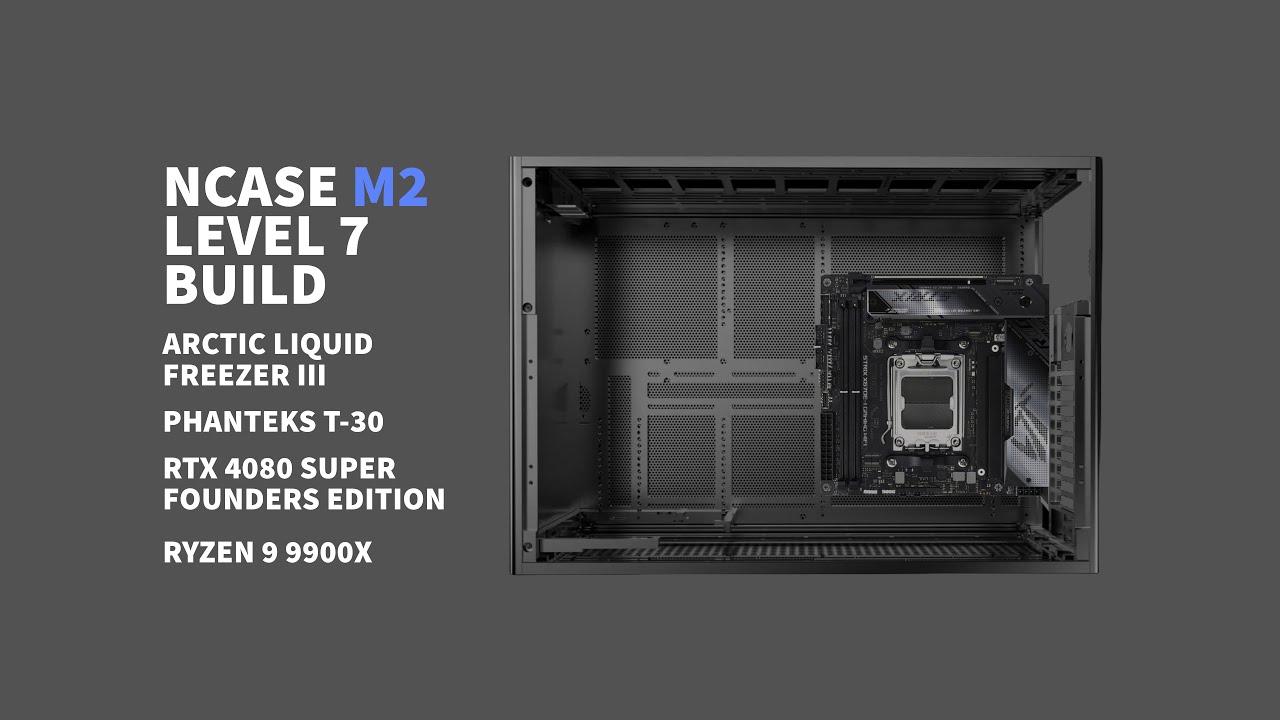 NCASE M2 Build: RTX 4080 Super + Arctic Liquid Freezer III – SFF Perfection