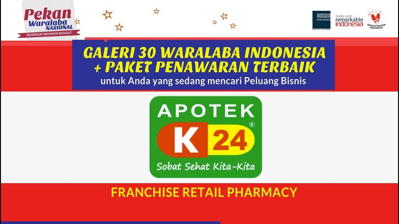 Peluang Bisnis Franchise: APOTEK K24