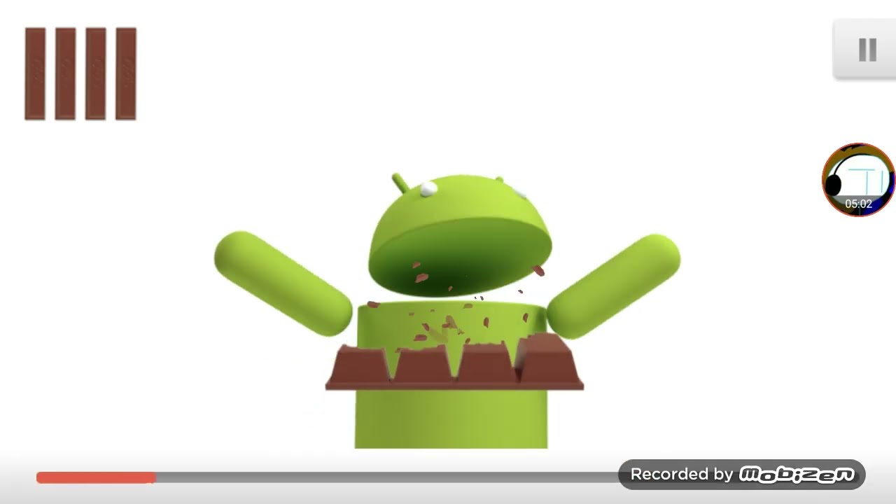 Android KitKat Speedrun gameplay with a high score of 7773.