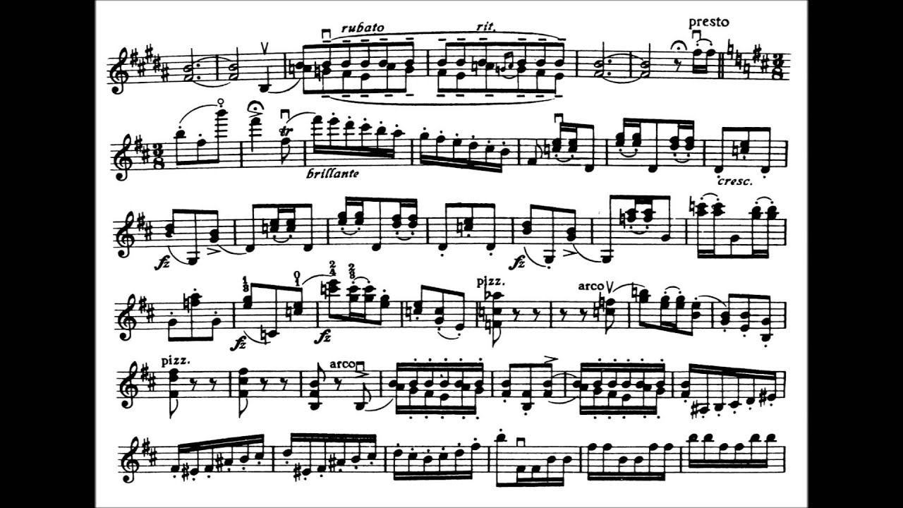 Kreisler, Fritz  Caprice Viennois for violin + orchestra
