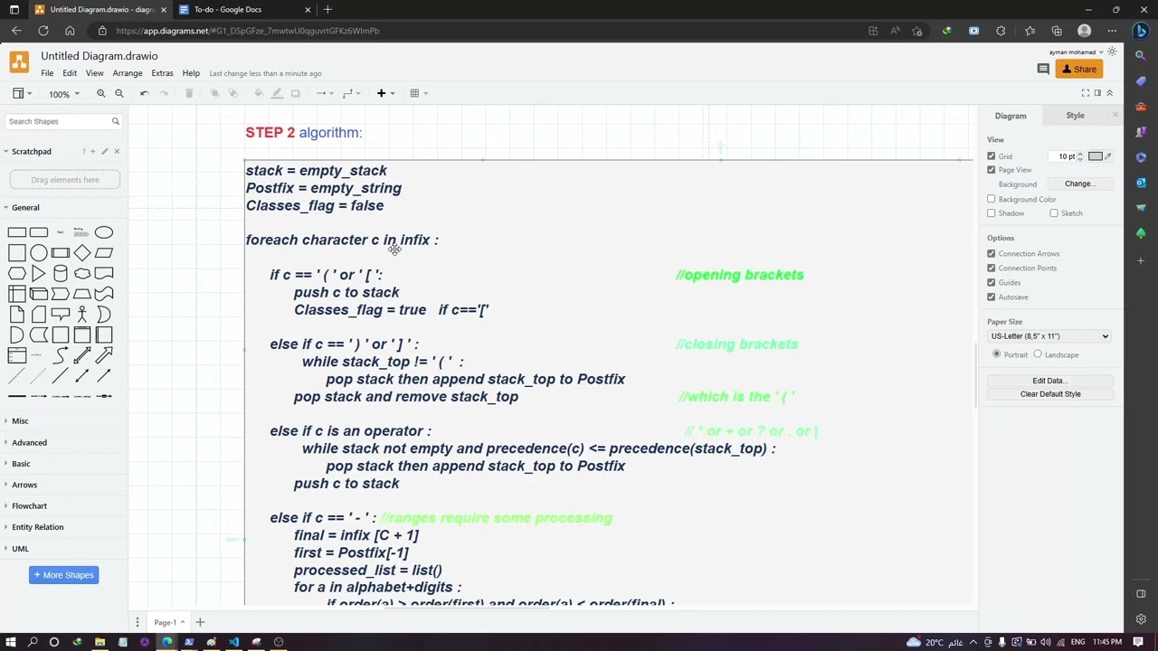 Compilers' Assignment  |  Part 1 : [Shunting Yard Algorithm]