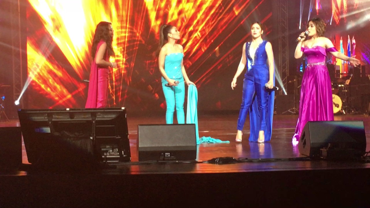 Birit Queens Whitney Houston medley during their Abu Dhabi concert