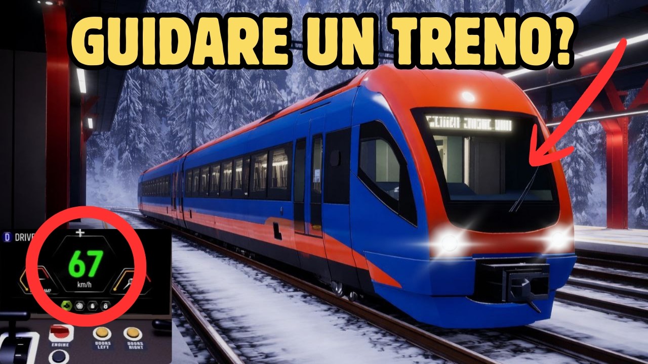 SIMULATORE DI TRENI IN ITALIA🚊(Sono già in ritardo) | Subway Simulator Demo