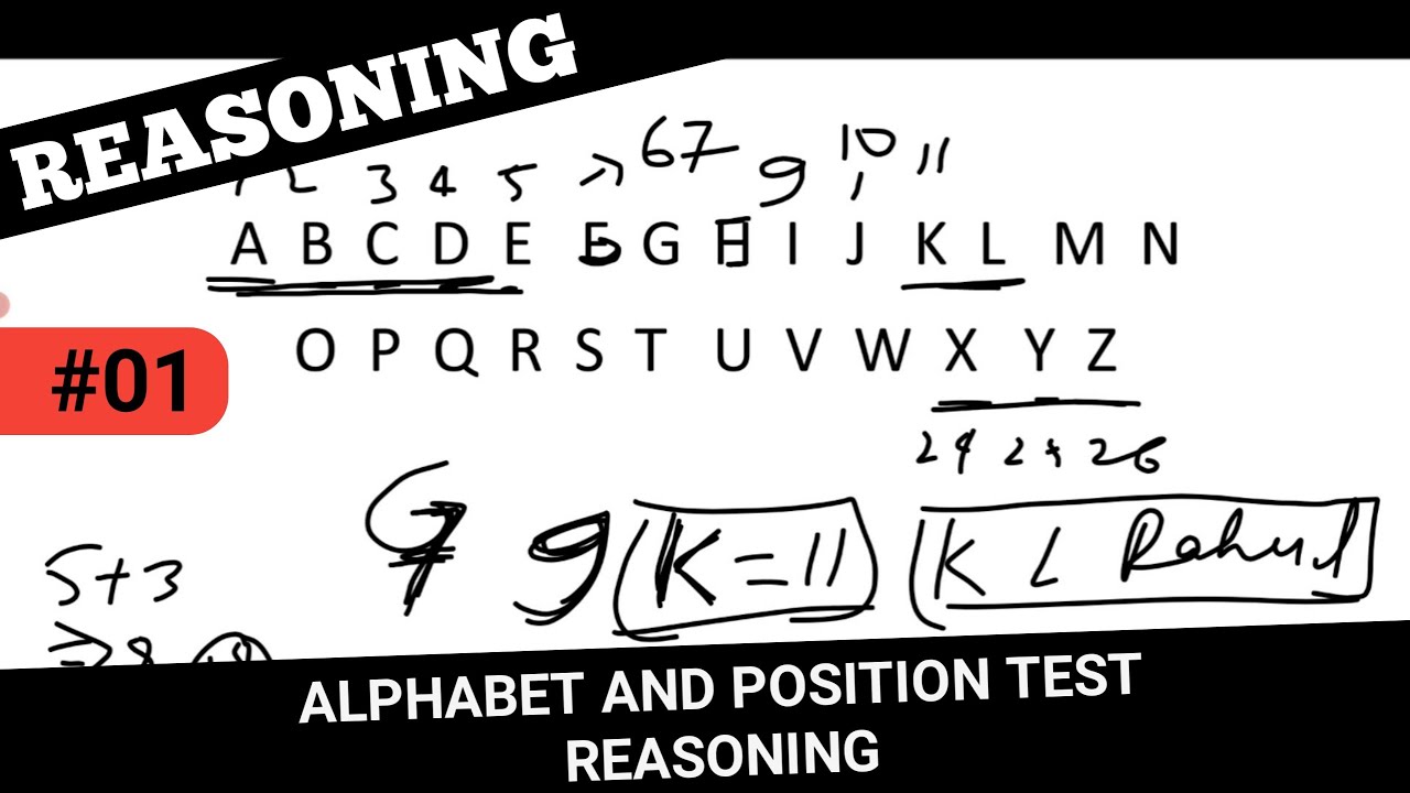 alphabet and position test reasoning || alphabet & number series || एकदम आसान ट्रिक || mege solution