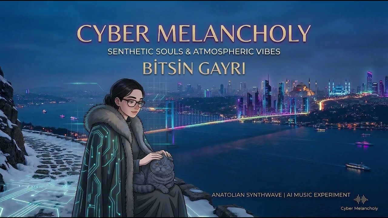 Bitsin Gayrı | Cyber Melancholy (Anatolian Synthwave AI)