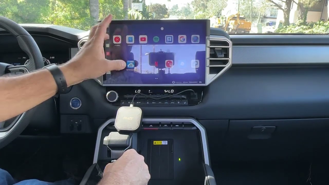 Binize Android device for new Toyota Tundra Hybrid
