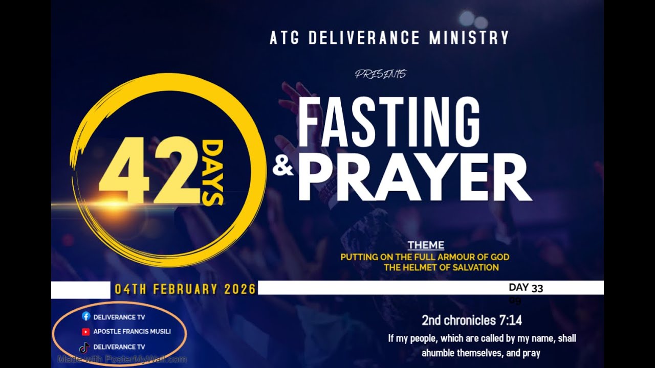 Day 33 : Putting on The Full Armour of God - The Helmet of Salvation / Apostle Francis Musili