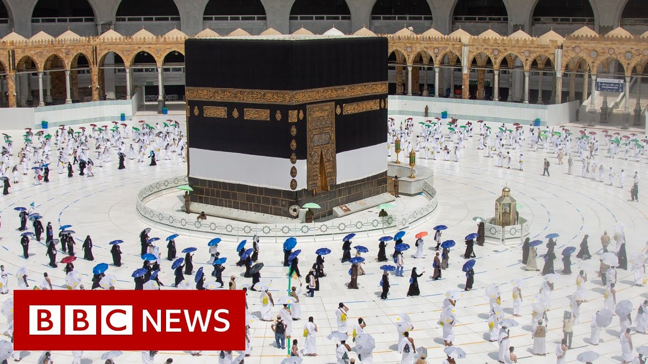 Coronavirus: Scaled back Hajj pilgrimage begins in Saudi Arabia - BBC News