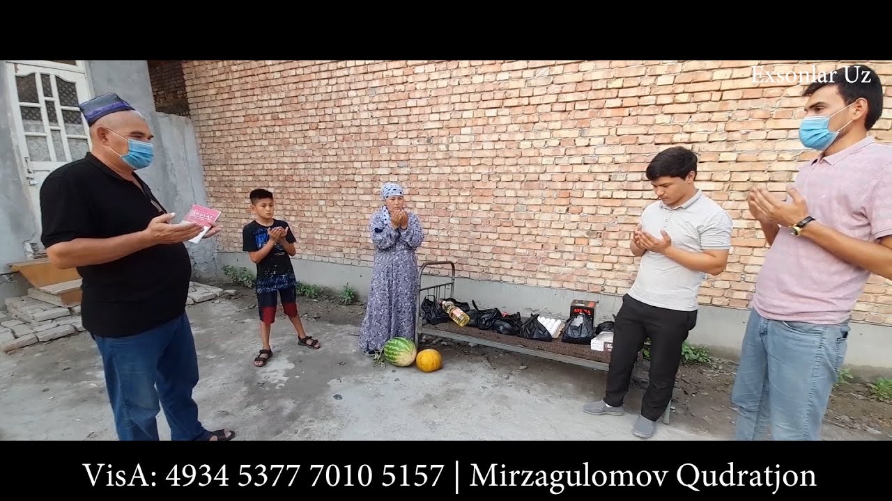 Rishton Tumani - EXSONLAR UZ jamosi yana bir oila xonadonida.  Exson qilganlar Alloh rozi bolsin