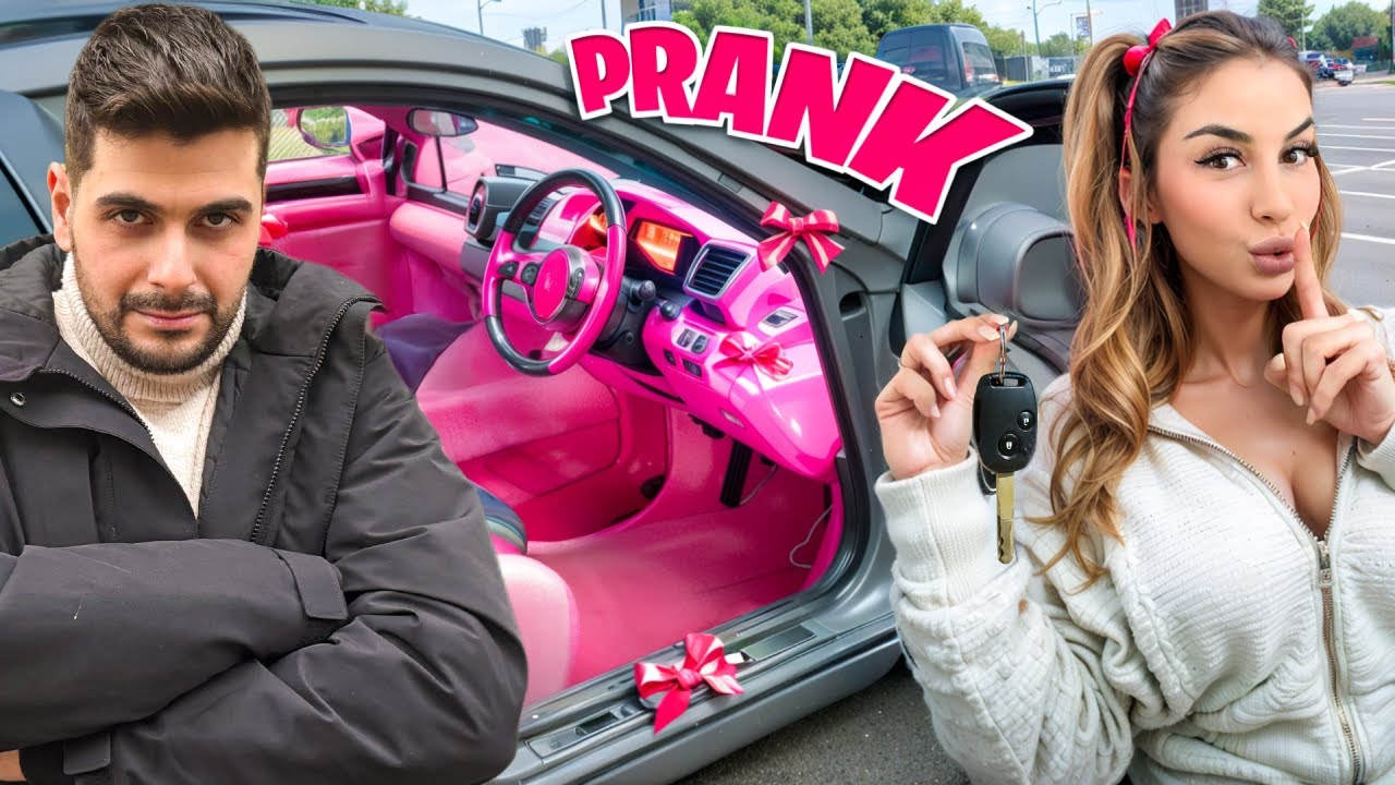 PRANKKÄSIN MUN POIKAYSTÄVÄÄ VIIKONLOPUN AJAN - muutin sen auton pinkiksi & myin sen pleikkarin 😂🆘