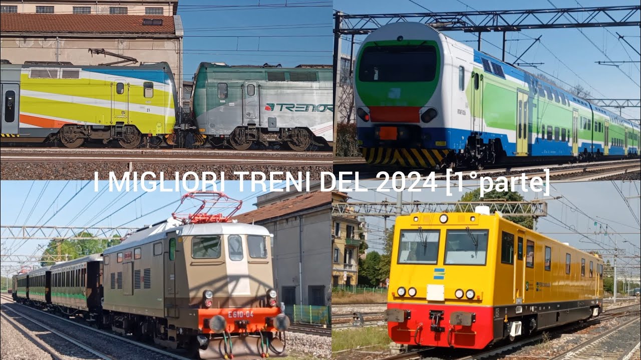 I MIGLIORI TRENI DEL 2024 su Ferrovie Nord e non solo! [1° parte]