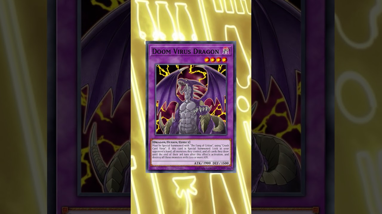 EVERY Fang of Critias Dragon Fusion Monsters In Yu-Gi-Oh! #shorts