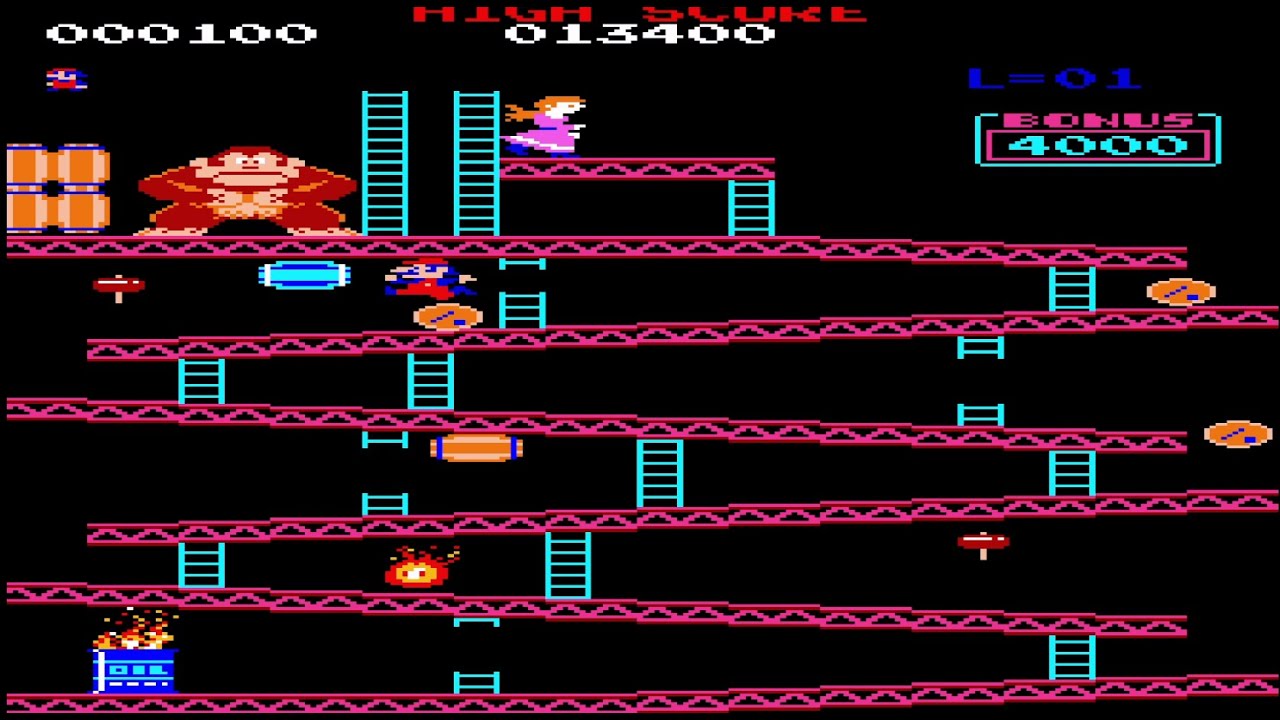 |Donkey Kong| Arcade| gameplay comentado en español| accion/plataformas