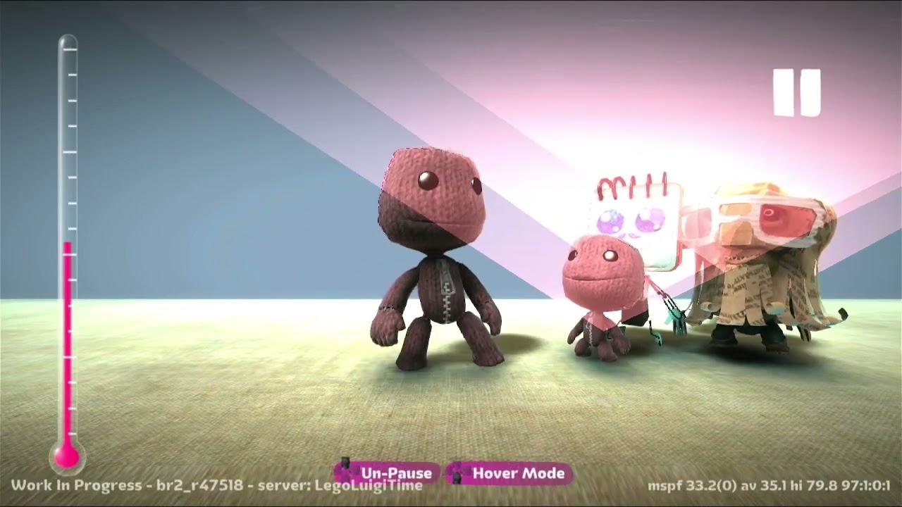 LBP2 Pre-Alpha - post_boss_cutscene_alpha.bin (Level, Create Mode oddities, voice lines)