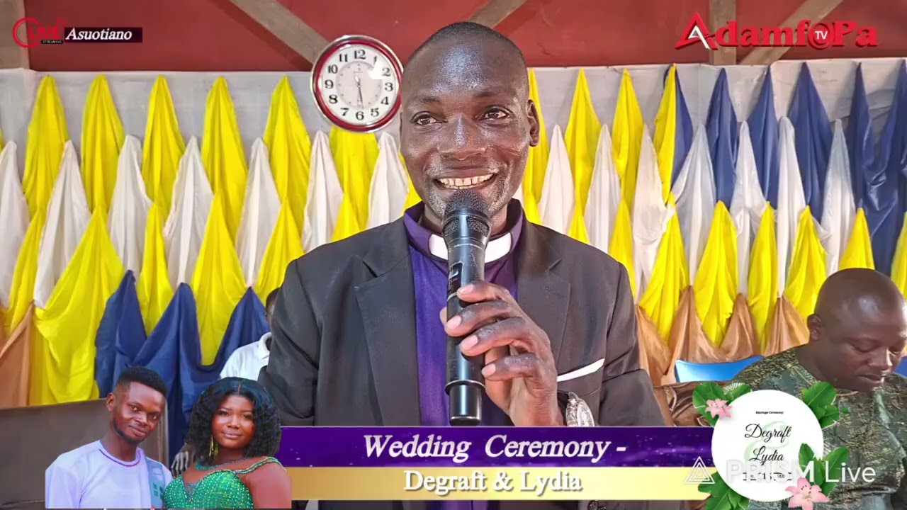 WEDDING CEREMONY BETWEEN DEGRAPHT & LYDIA AT ASUOTIANO.