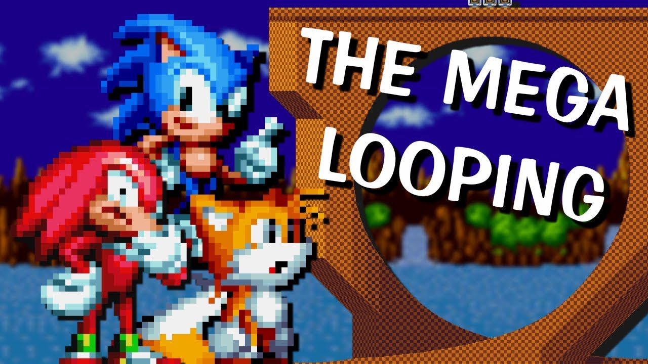 Who can pass the Mega loop? Sonic sprite animation