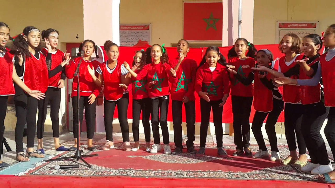 مغرب الحضارة من أداء تلميذات وتلاميذ مدرسة للا أمينة بمديرية التعليم بمدينة الجديدة