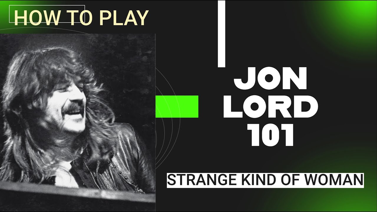 Jon Lord 101 - Rocking Hammond Organ Rhythm