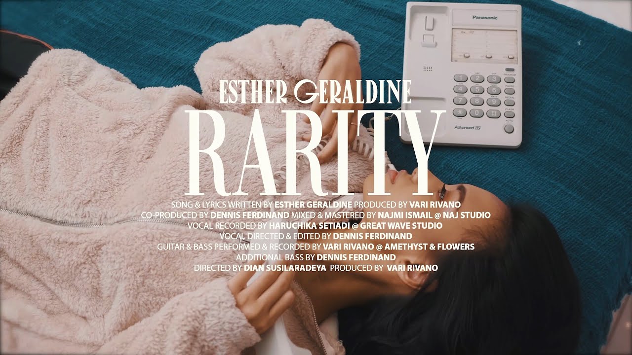 Esther Geraldine - rarity (Official Music Video)