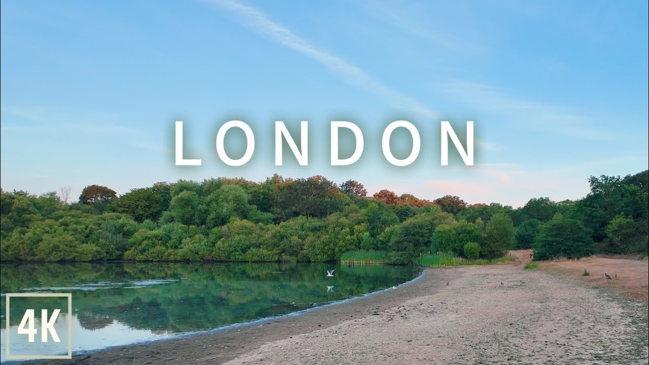 London Morning Walk Through Wanstead Park 4K