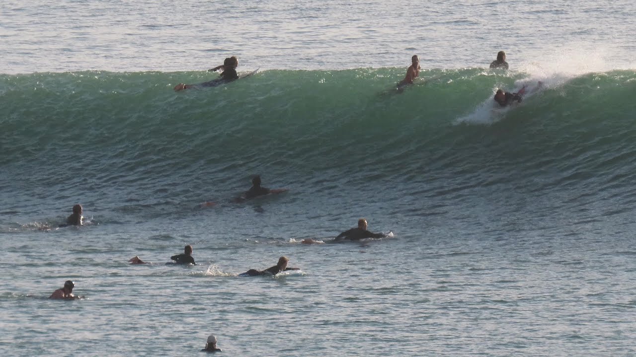 BE CAREFUL YOU IN THE FRONT SURFING BIG WAVE COME ON BINGIN AND IMPOSSIBLES