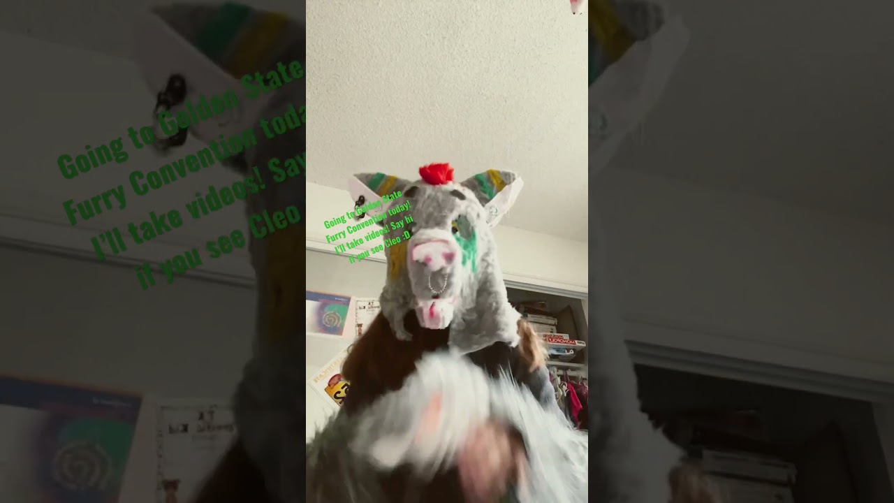 Going to Golden State Fur Con today! #fursuitmaker #fursuit #fursuithead #fursuiter