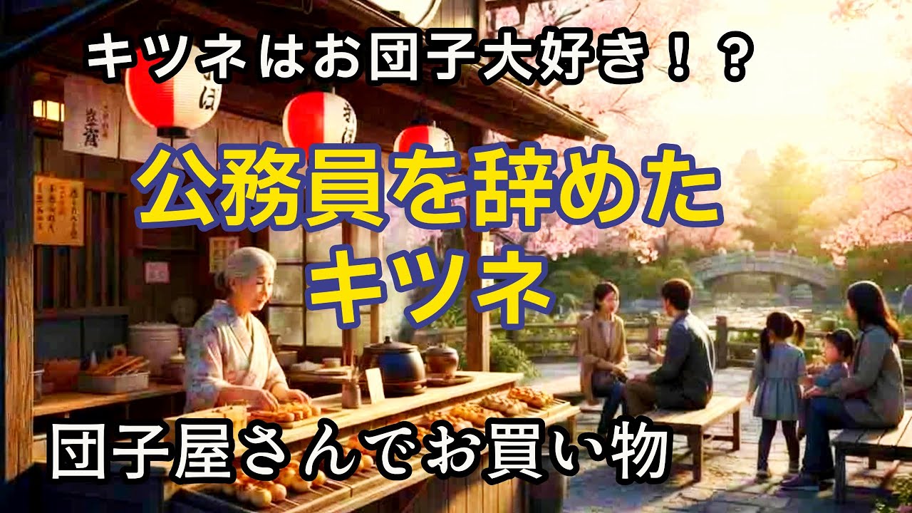 「公務員を辞めたキツネ」超コスパお団子買う。