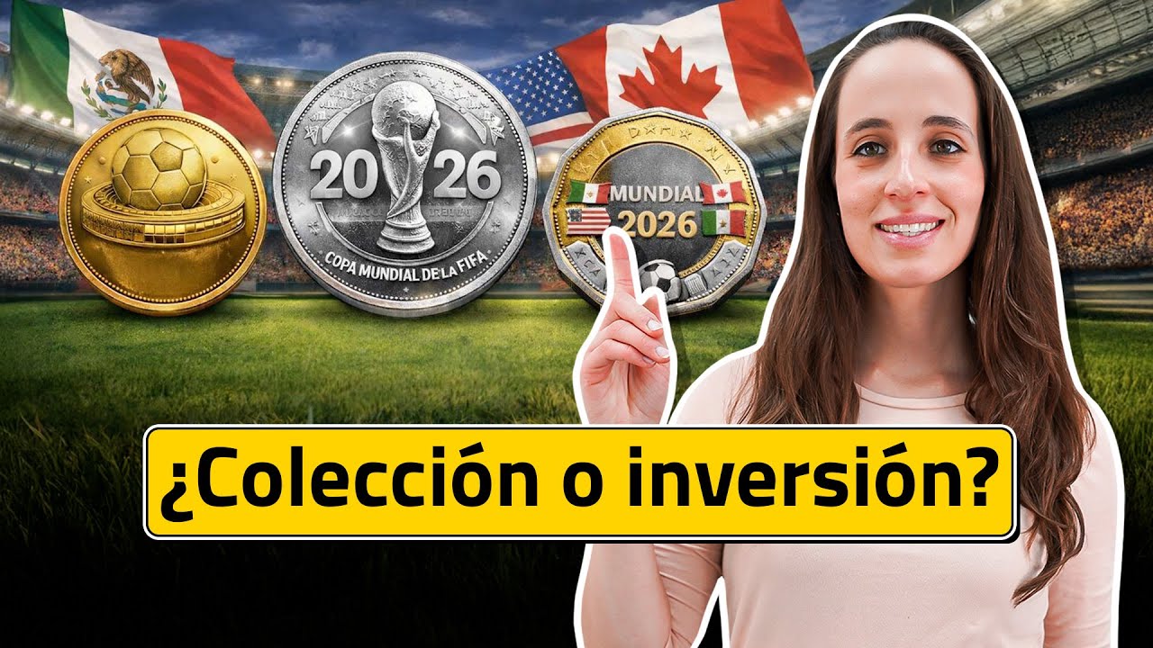 As&iacute; ser&iacute;an las monedas conmemorativas del Mundial 2026 en M&eacute;xico