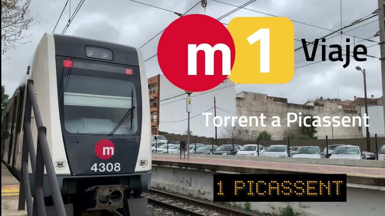 Viajando en Metrovalencia entre Torrent y Picassent en un servicio especial | 4300 - Linea 1