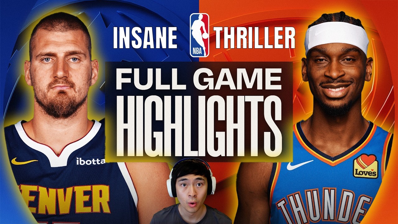 Nuggets vs Thunder | WILD Finish! SGA Game Winner vs Jokic Triple-Double 😱