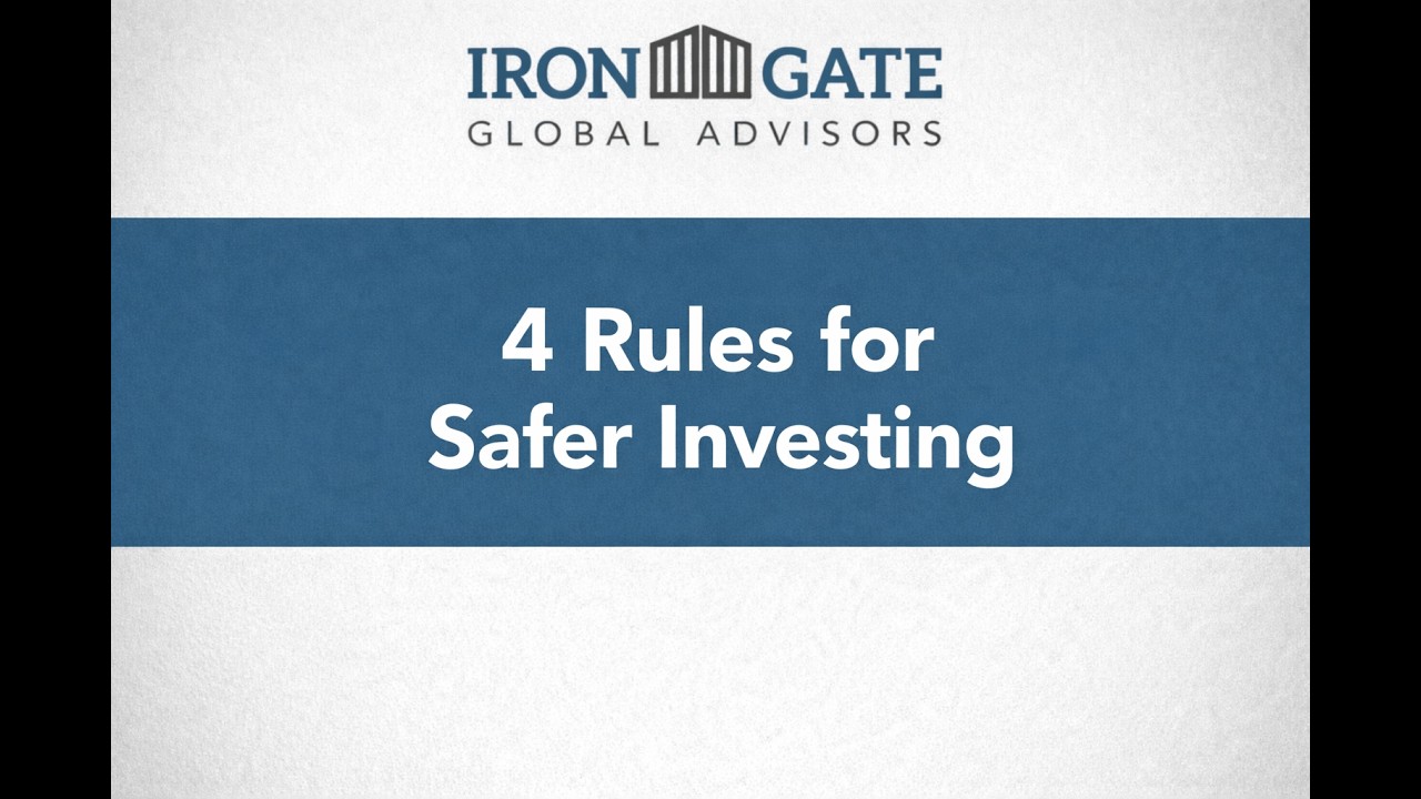 4 Rules for Safer Investing