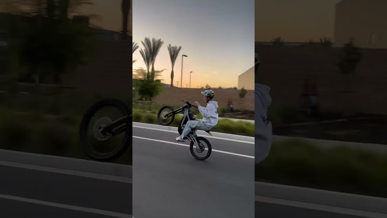 72v surron wheelies #surron #ebike #wheelie