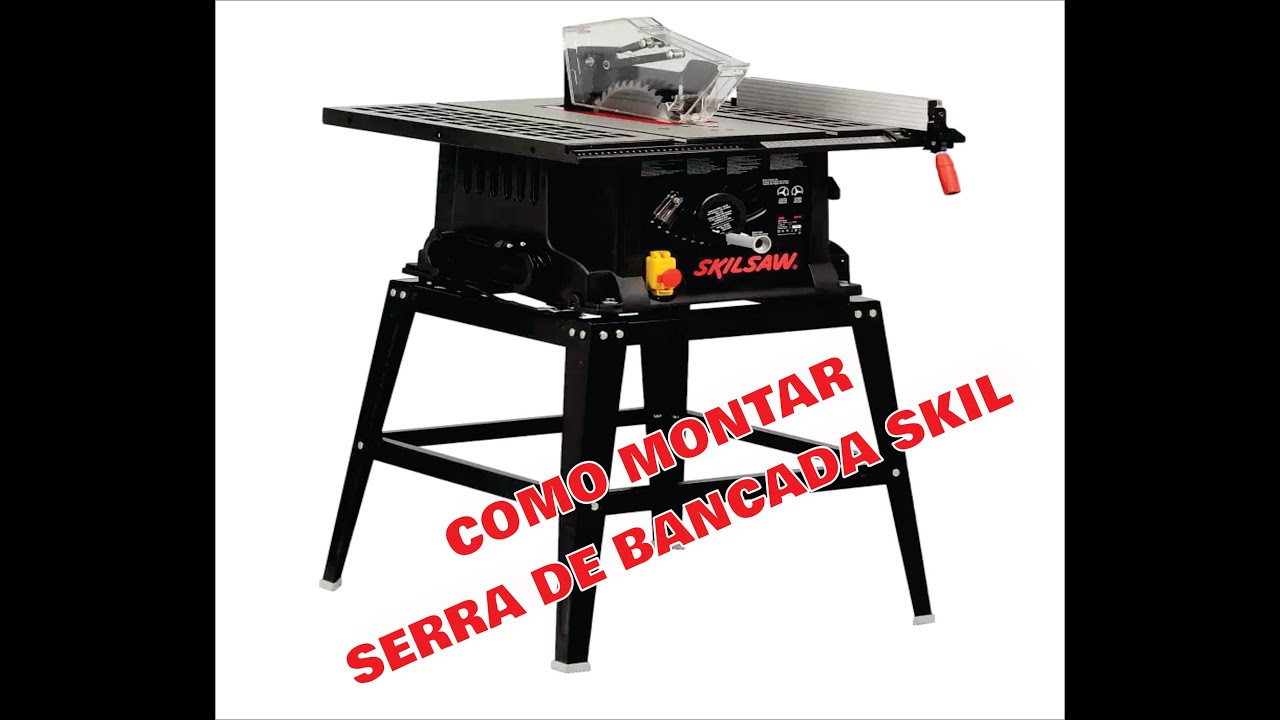 Como Montar a Serra de Bancada 10 Pol. 1600W SKIL