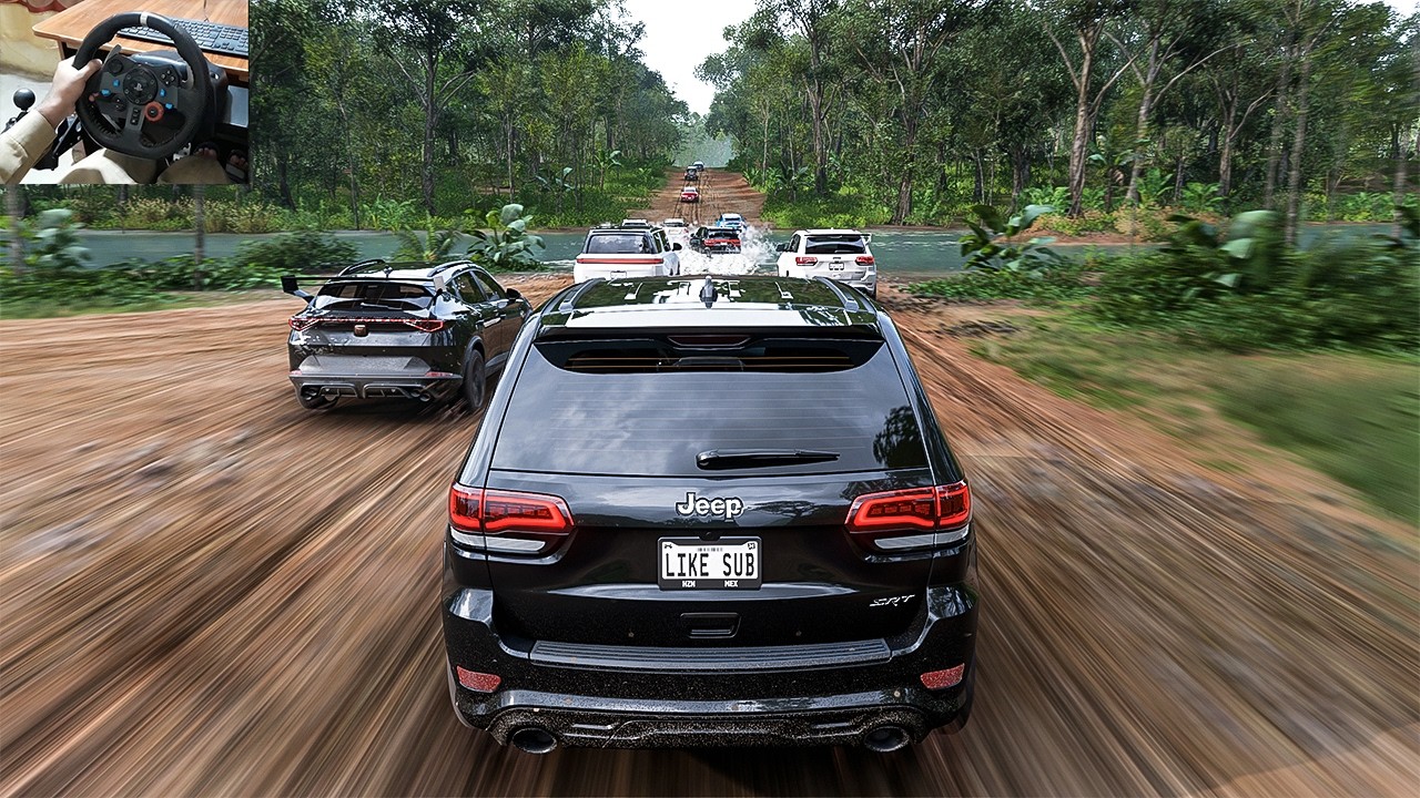 Jeep Grand Cherokee SRT | Off-Road Race | Forza Horizon 5 | Steering Wheel Gameplay