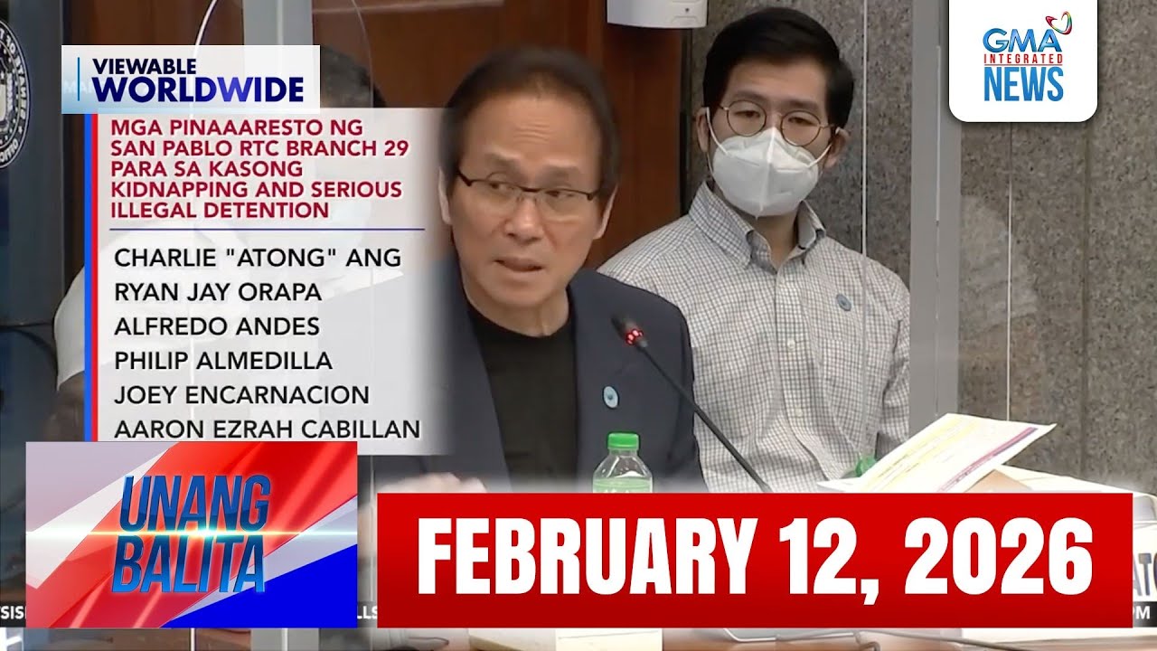 Unang Balita sa Unang Hirit: (Part 1) FEBRUARY 12, 2026 [HD]