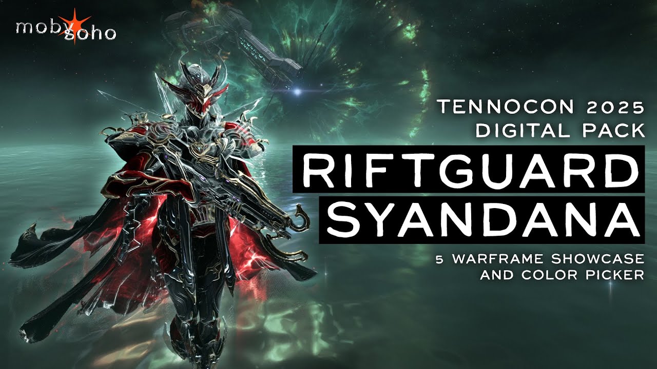Riftguard Syandana Showcase -  TennoCon 2025 Digital Pack