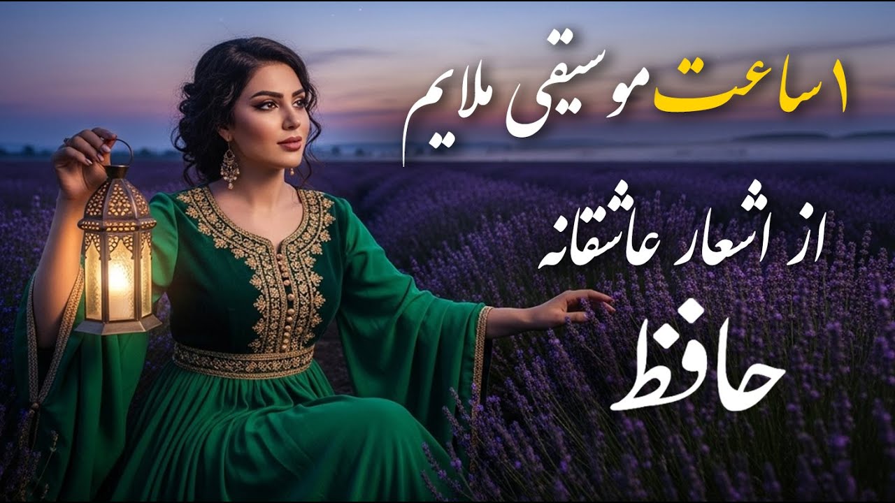 یک ساعت موسیقی ملایم از اشعار عاشقانه حافظ | با صدای بی نظیر