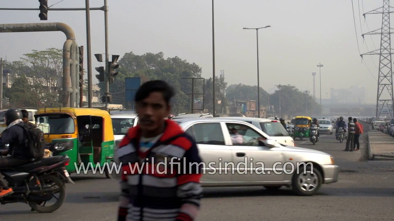 Traffic around Okhla Industrial area, Delhi