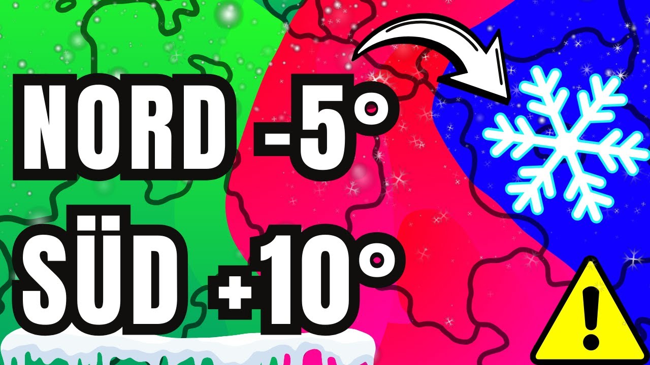 NORDEN -5°C, SÜDEN +10°C? Deutschland geteilt! Dein Bundesland-Check AB SOFORT.