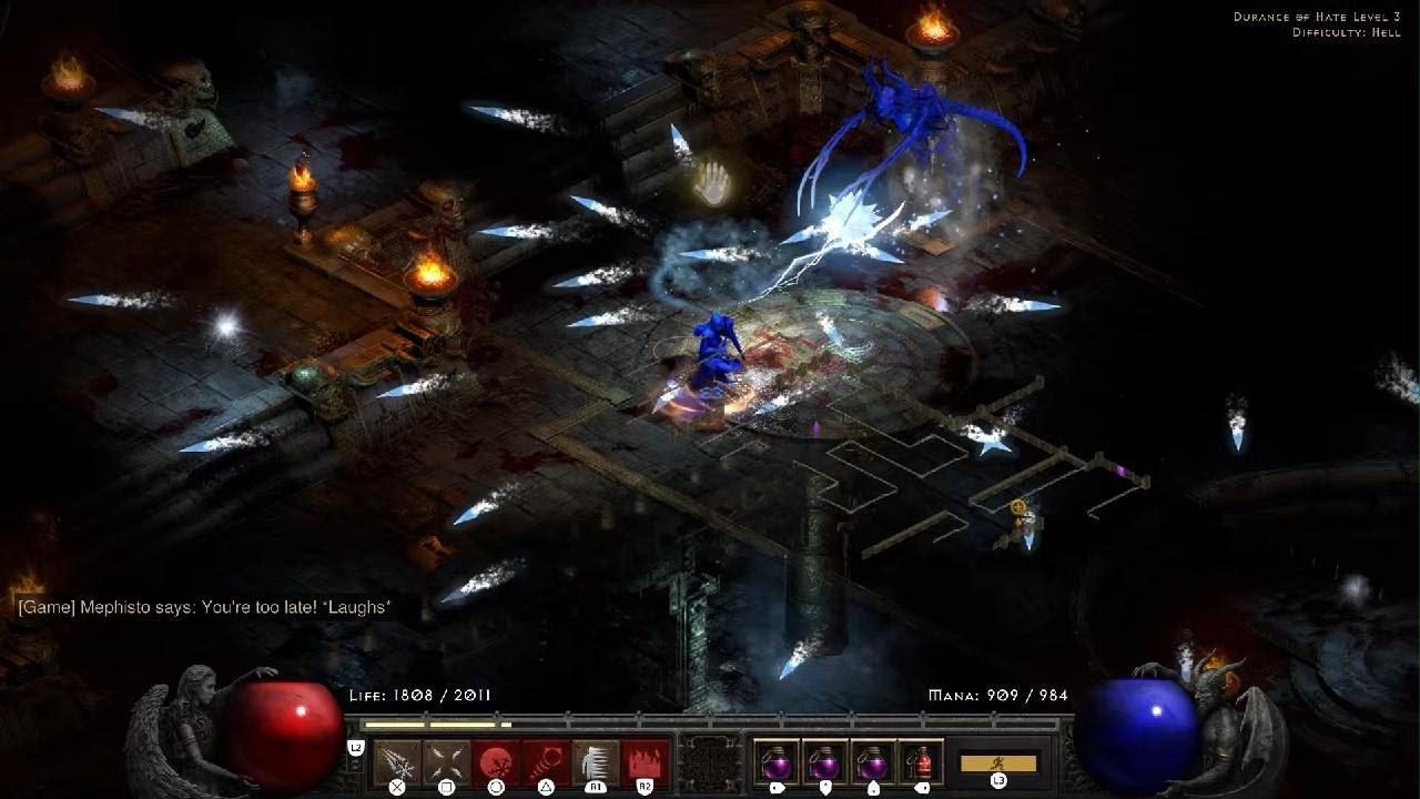 Diablo II: Mephisto drops Jah rune