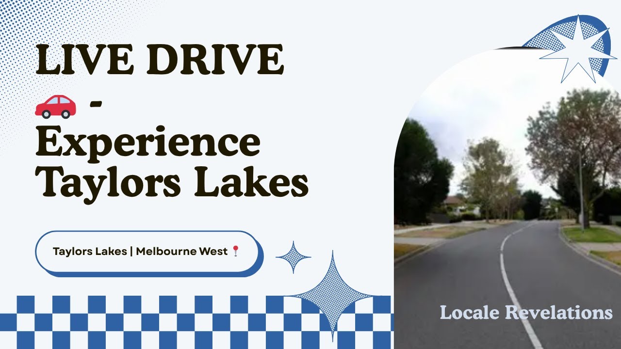 Live Drive: Taylors Lakes Suburb Tour | Melbourne West