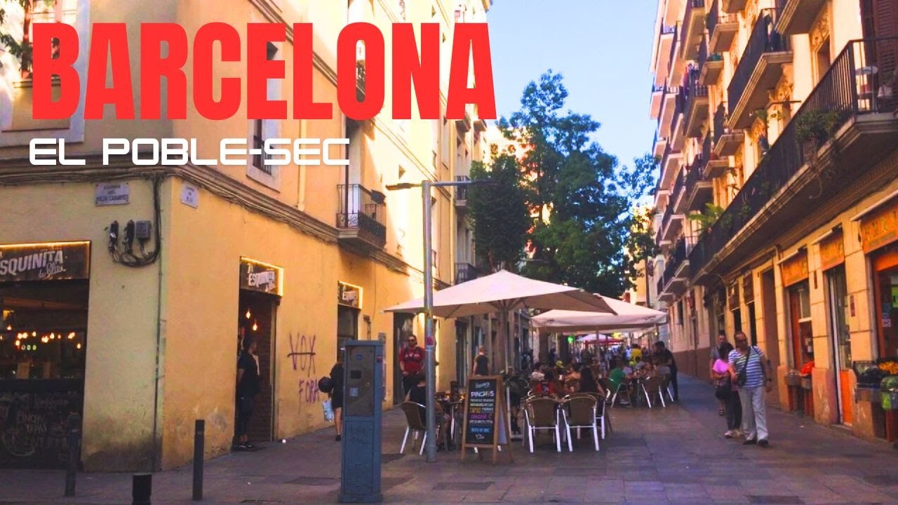 [BARCELONA] EL POBLE-SEC | Walking Tour Julio 2023