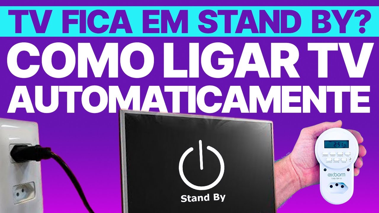 Como fazer para TV ligar automaticamente ao ser ligada na energia - Automatizar TV - Mídia Indoor